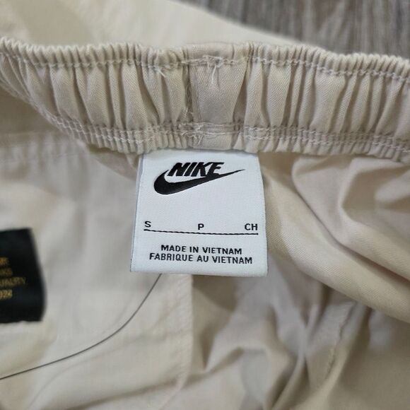 Nike Life Woven Camp Shorts Light Orewood Brown Off-White FN3216-104 Men's Small - Picture 12 of 14